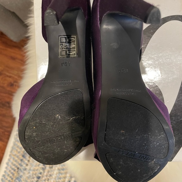 Satin Nine West heels - Picture 5 of 8